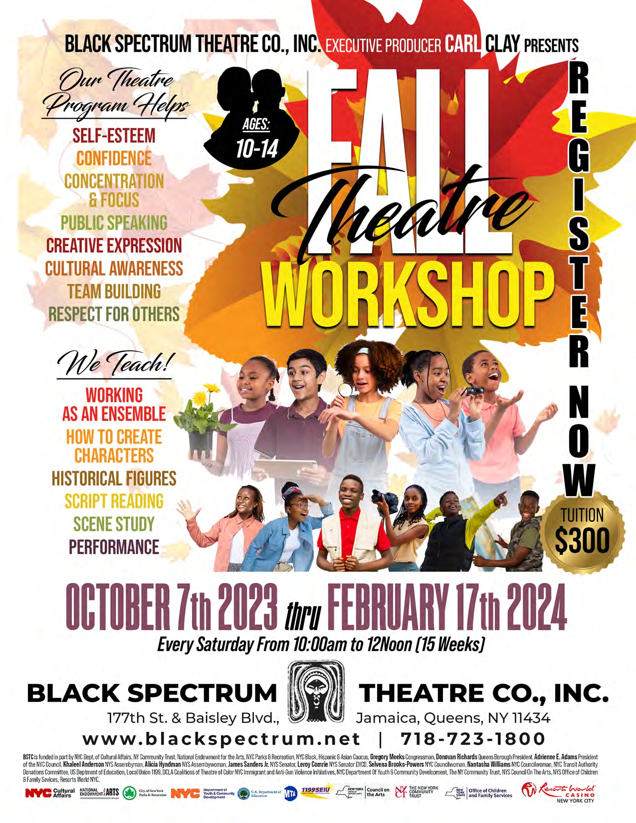 Theatre Workshop Flyer